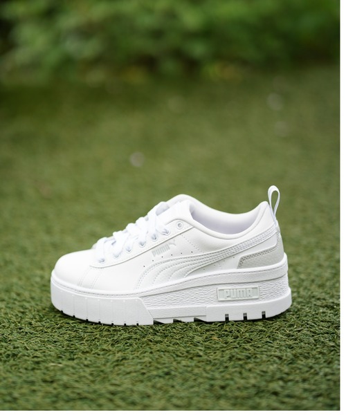 PUMA(プーマ)の「PUMA プーマ ウィメンズ メイズ ウェッジ スニーカー(スニーカー・レディース・ホワイト・25.0cm/25.5cm/26.0cm/23.5cm/24.0cm/24.5cm/23.0cm/22.0cm/22.5cm)」の14枚目の写真
