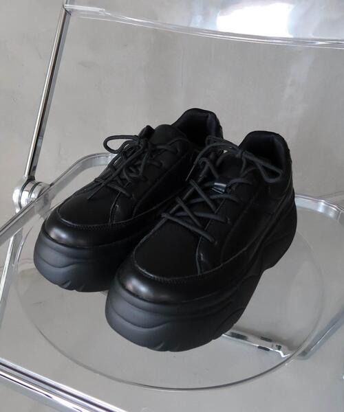 WEGO（ウィゴー）の「WEGO/ボリュームスニーカー（スニーカー・レディース・ホワイト/ブラック・MEDIUM/LARGE/X-LARGE）」の8枚目の写真