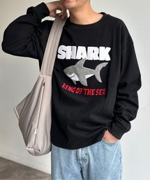 サメサガラ刺繍ロンT