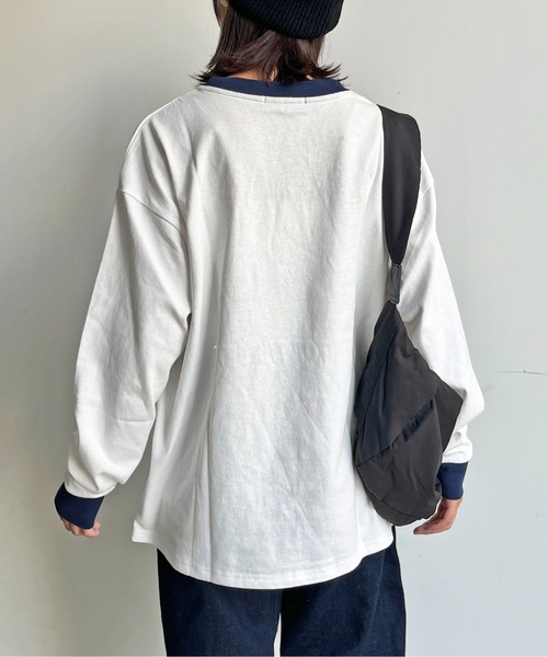 CPCM（シーピーシーエム）の「サメサガラ刺繍ロンT（Tシャツ/カットソー・メンズ・ブラック/ホワイト系その他/ホワイト・MEDIUM/LARGE）」の12枚目の写真