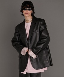 PRANK PROJECT | 【23AUTUMN予約商品】SHEEPレザーテーラードジャケット / SHEEP Leather Tailored Jacket(ライダースジャケット)