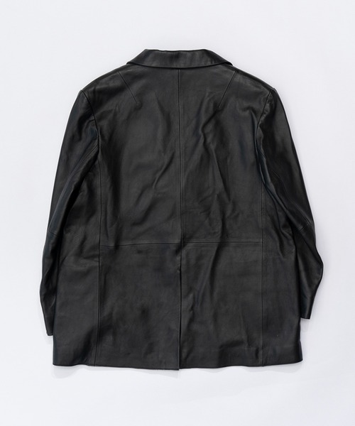PRANK PROJECT(プランクプロジェクト)の「SHEEPレザーテーラードジャケット / SHEEP Leather Tailored Jacket(ライダースジャケット・レディース・ブラック・FREE)」の17枚目の写真