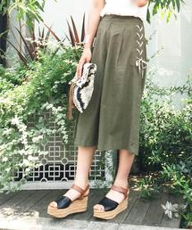 Another Edition | レースアップガウチョパンツ/AEBC LACE UP GAUCHO(その他パンツ)