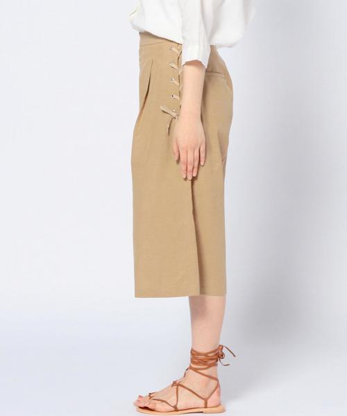 Another Edition（アナザーエディション）の「レースアップガウチョパンツ/AEBC LACE UP GAUCHO◆（その他パンツ・レディース・ベージュ/オリーブ/ネイビー・SMALL/MEDIUM）」の11枚目の写真