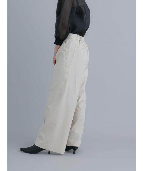 Te chichi（テチチ）の「リネン混ワイドパンツ（その他パンツ・レディース・ベージュ/ブラック/ブラウン・F）」の9枚目の写真