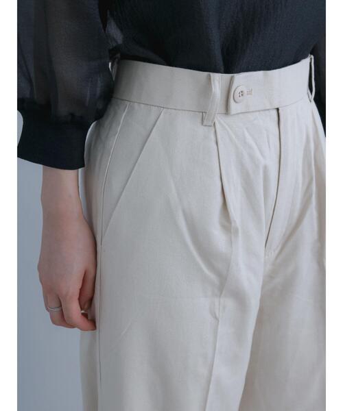 Te chichi（テチチ）の「リネン混ワイドパンツ（その他パンツ・レディース・ベージュ/ブラック/ブラウン・F）」の12枚目の写真