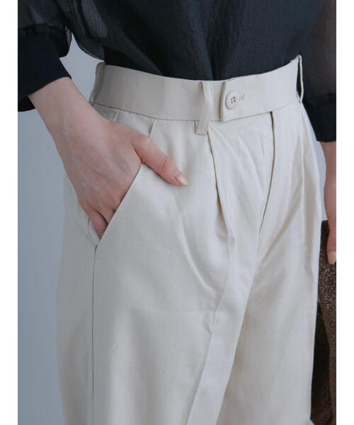 Te chichi（テチチ）の「リネン混ワイドパンツ（その他パンツ・レディース・ベージュ/ブラック/ブラウン・F）」の13枚目の写真