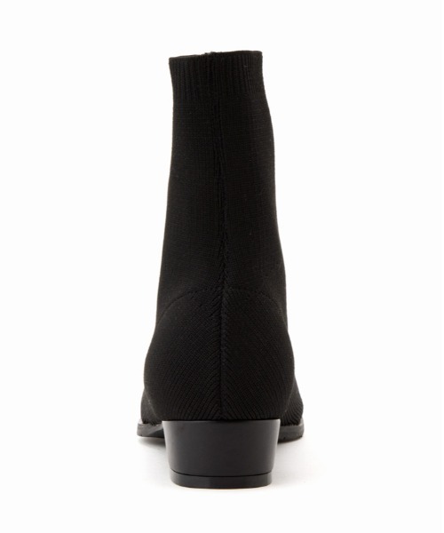 CONTROL FREAK / CTFK（コントロールフリーク）の「CONTROL FREAK(コントロールフリーク)ニットショートブーツ（ブーツ・レディース・ブラック/ベージュ・LARGE/MEDIUM）」の12枚目の写真