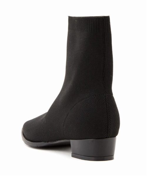 CONTROL FREAK / CTFK（コントロールフリーク）の「CONTROL FREAK(コントロールフリーク)ニットショートブーツ（ブーツ・レディース・ブラック/ベージュ・LARGE/MEDIUM）」の14枚目の写真