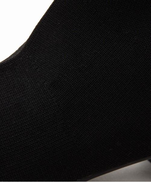 CONTROL FREAK / CTFK（コントロールフリーク）の「CONTROL FREAK(コントロールフリーク)ニットショートブーツ（ブーツ・レディース・ブラック/ベージュ・LARGE/MEDIUM）」の15枚目の写真