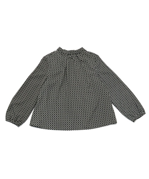 TOKYO SHIRTS(トウキョウシャツ)の「プリントハイネック 長袖ブラウス(シャツ/ブラウス・レディース・ホワイト/ブラック・L/M)」の15枚目の写真