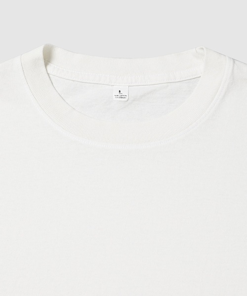 ECOCYCLE(エコサイクル)の「STANDARD TUBULAR SS TEE_WHITE(シームレス)(Tシャツ/カットソー・メンズ・グレー系その他2/ホワイト系その他/グレー系その他3/グレー・S/XXL/XS/L/M/XL)」の8枚目の写真