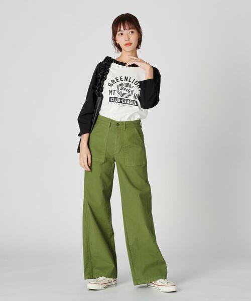 SOMETHING(サムシング)の「SOMETHING(サムシング)【レディース】ベイカーパンツ(その他パンツ・レディース・オリーブ・XS/M/S)」の19枚目の写真