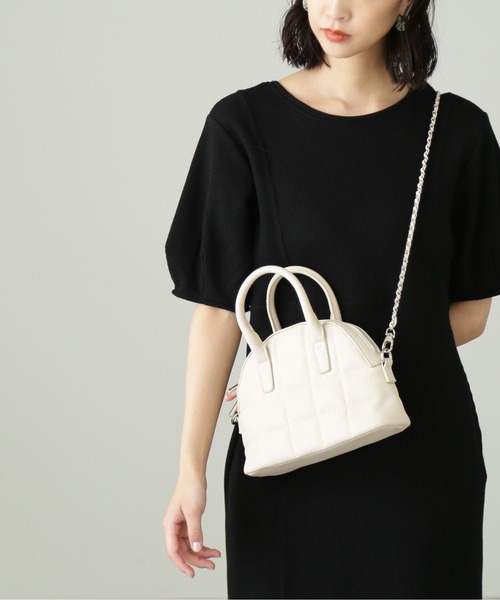 FREE'S MART(フリーズマート)の「◇ボストンチェーンショルダー(ショルダーバッグ・レディース・ブラック/ホワイト/シルバー・フリ-)」の8枚目の写真