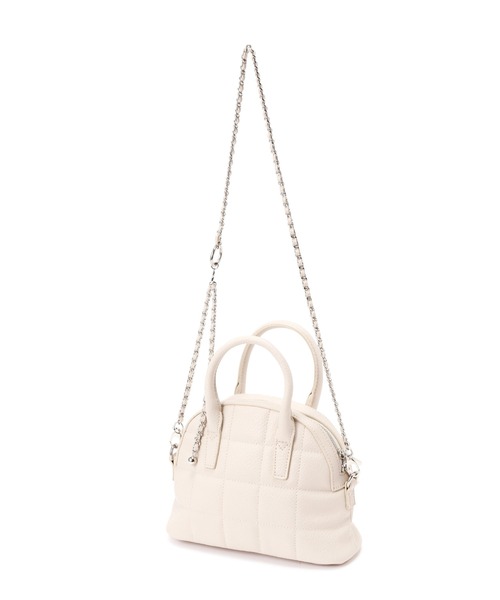 FREE'S MART(フリーズマート)の「◇ボストンチェーンショルダー(ショルダーバッグ・レディース・ブラック/ホワイト/シルバー・フリ-)」の12枚目の写真