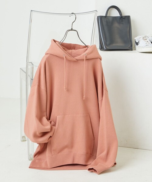 FREAK'S STORE(フリークスストア)の「限定展開 ヘビーウェイトパーカー(パーカー・レディース・グレー/ブラック/ライトグレー/マスタード/ブルー/ピンク/ナチュラル/グリーン/サックスブルー/その他15/その他9/オレンジ・フリ-)」の9枚目の写真