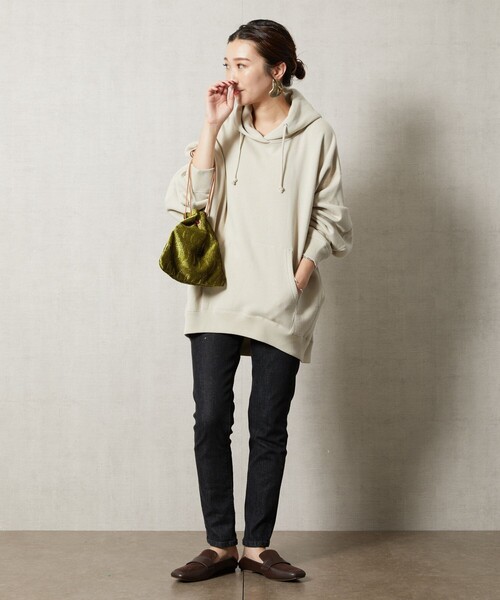 FREAK'S STORE(フリークスストア)の「限定展開 ヘビーウェイトパーカー(パーカー・レディース・グレー/ブラック/ライトグレー/マスタード/ブルー/ピンク/ナチュラル/グリーン/サックスブルー/その他15/その他9/オレンジ・フリ-)」の16枚目の写真