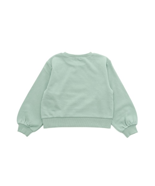 JENNI belle（ジェニィベル）の「【WEB限定】【コットン100％】レースアップショート丈トレーナー（スウェット・キッズ・ミント/サックスブルー/ピンク・130cm/140cm/150cm/160cm）」の16枚目の写真