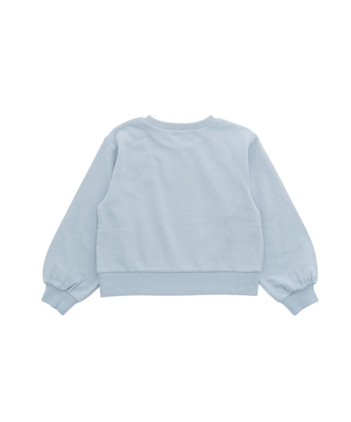 JENNI belle（ジェニィベル）の「【WEB限定】【コットン100％】レースアップショート丈トレーナー（スウェット・キッズ・ミント/サックスブルー/ピンク・130cm/140cm/150cm/160cm）」の14枚目の写真