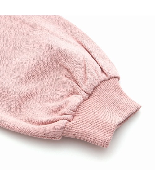 JENNI belle（ジェニィベル）の「【WEB限定】【コットン100％】レースアップショート丈トレーナー（スウェット・キッズ・ミント/サックスブルー/ピンク・130cm/140cm/150cm/160cm）」の7枚目の写真