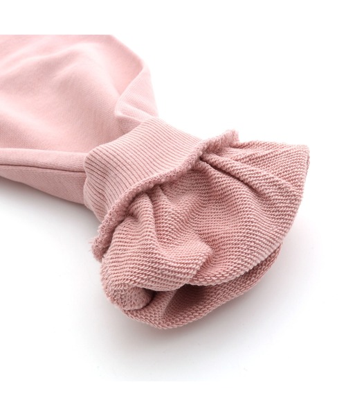 JENNI belle（ジェニィベル）の「【WEB限定】【コットン100％】レースアップショート丈トレーナー（スウェット・キッズ・ミント/サックスブルー/ピンク・130cm/140cm/150cm/160cm）」の6枚目の写真