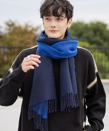 RAGEBLUE（レイジブルー）の「リバーシブル/カシミヤタッチマフラー