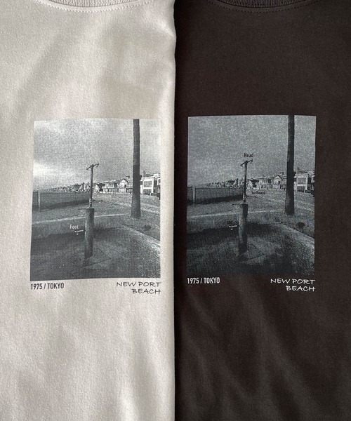 CANAL JEAN（キャナルジーン）の「1975 TOKYO　Foot転写ロングTシャツ（Tシャツ/カットソー・レディース・グレー/スミクロ・MEDIUM/LARGE）」の20枚目の写真
