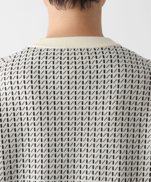 GLOBAL WORK（グローバルワーク）の「メルティクルーネック柄プルオーバー/Ｍ/704858（ニット/セーター・メンズ・ブラック/オフホワイト・X-LARGE/LARGE/SMALL/MEDIUM）」の16枚目の写真