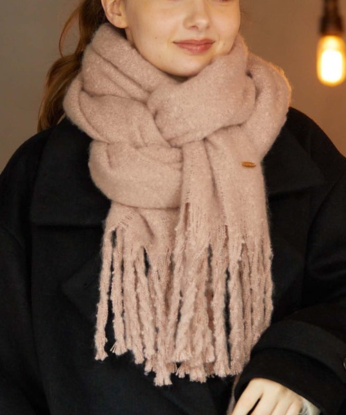 archives(アルシーヴ)の「無地ストール(ストール/ショール・レディース・ピンク/モカ/アイボリー/グレー・FREE)」の9枚目の写真