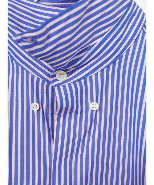 セール】MIDIUMISOLID Men's ベーシックシャツ（ストライプ