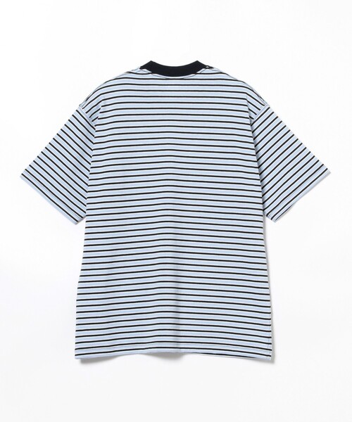 DANTON(ダントン)の「DANTON / SHORT SLEEVE POCKET T-SHIRT STRIPE(Tシャツ/カットソー・メンズ・ベージュ/ネイビー/サックスブルー・SMALL/MEDIUM/LARGE/X-LARGE)」の21枚目の写真
