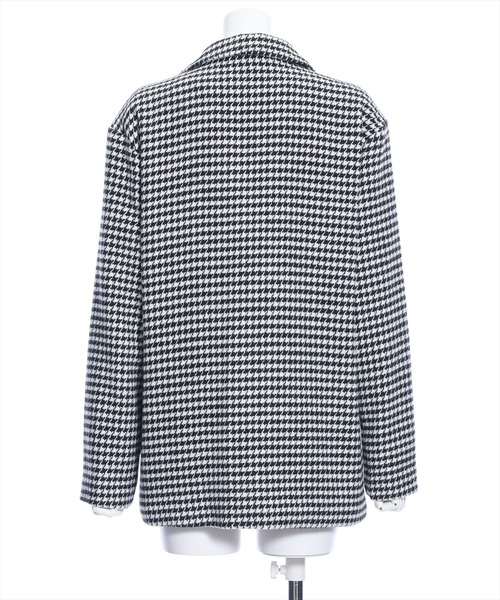 clear（クリア）の「ミディアム丈オーバーサイズダブルコート[低身長用サイズ有]（チェスターコート・レディース・ブラック系その他/ブラック/ブラウン系その他・F/XS）」の6枚目の写真