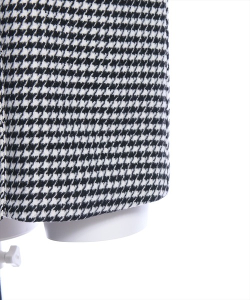 clear（クリア）の「ミディアム丈オーバーサイズダブルコート[低身長用サイズ有]（チェスターコート・レディース・ブラック系その他/ブラック/ブラウン系その他・F/XS）」の8枚目の写真