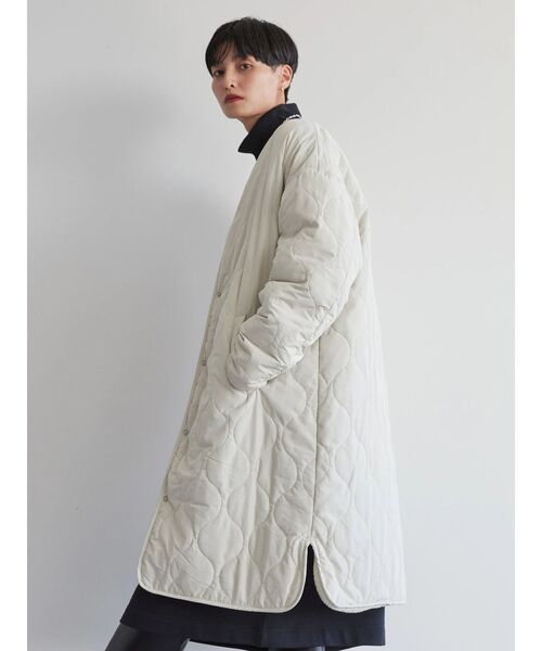 AMERICAN HOLIC(アメリカンホリック)の「【WEB限定】キルポカリバーシブルキルティングコート(その他アウター・レディース・ブラック/モカ/アイボリー・S/M/L)」の10枚目の写真