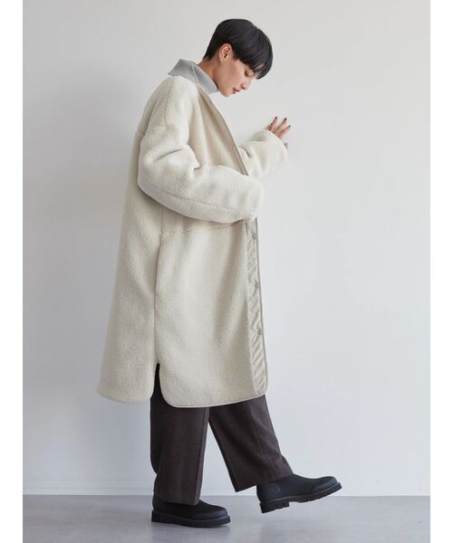 げん　yukiemon テキスタイルキルティングコート　リバーシブル リバーシブルキルティングコート｜くらしと生協