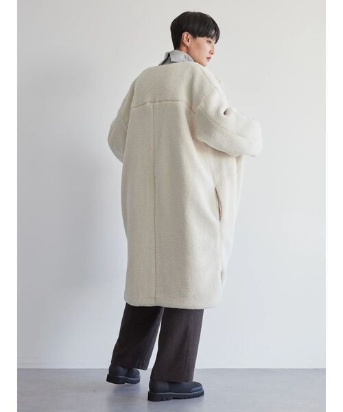 AMERICAN HOLIC(アメリカンホリック)の「【WEB限定】キルポカリバーシブルキルティングコート(その他アウター・レディース・ブラック/モカ/アイボリー・S/M/L)」の21枚目の写真