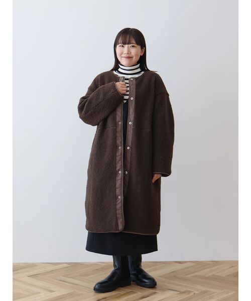 セール】【WEB限定】キルポカリバーシブルキルティングコート（その他