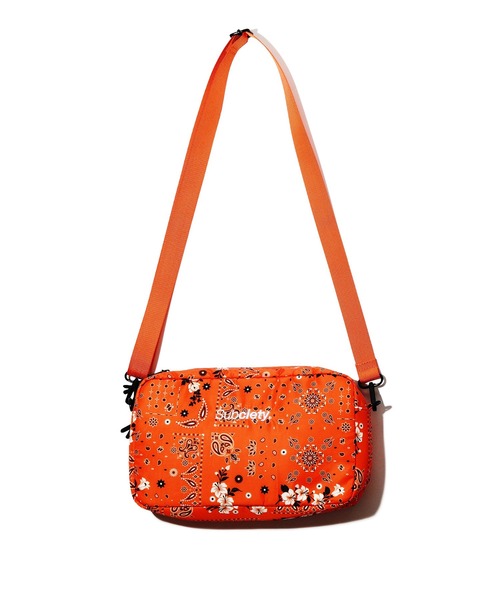 Subciety（サブサエティ）の「FLOWER PAISLEY BODY BAG（ボディバッグ/ウエストポーチ・メンズ・ブラック/イエロー/オレンジ/グリーン・FREE）」の9枚目の写真