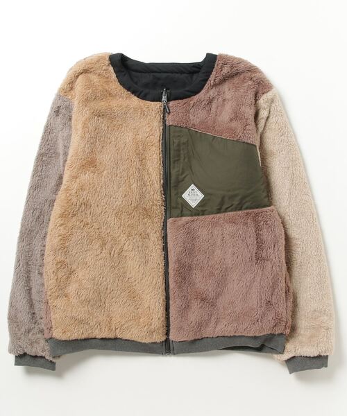 KRIFF MAYER(クリフメイヤー)の「Reversible boa collarless jacket / ひっくりノーカラージャケット unisex(ノーカラージャケット・メンズ・その他/マルチ/ブラック/チャコール/マスタード/カーキ・M/L/XL)」の10枚目の写真