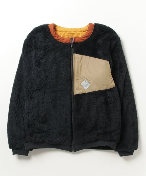 KRIFF MAYER(クリフメイヤー)の「Reversible boa collarless jacket / ひっくりノーカラージャケット unisex(ノーカラージャケット・メンズ・その他/マルチ/ブラック/チャコール/マスタード/カーキ・M/L/XL)」の8枚目の写真