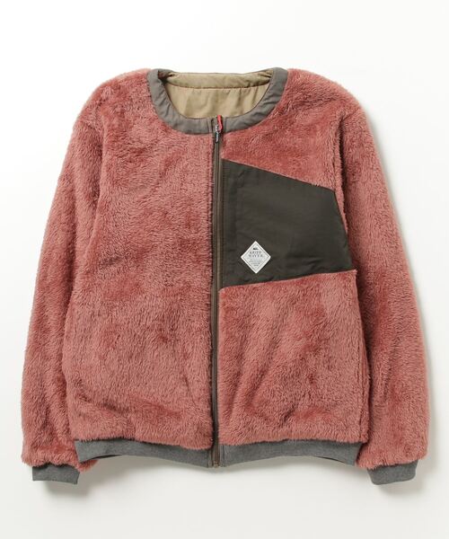 KRIFF MAYER(クリフメイヤー)の「Reversible boa collarless jacket / ひっくりノーカラージャケット unisex(ノーカラージャケット・メンズ・その他/マルチ/ブラック/チャコール/マスタード/カーキ・M/L/XL)」の13枚目の写真