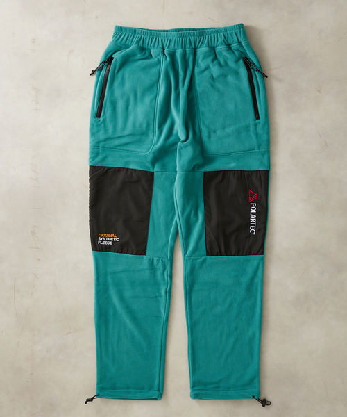 JOURNAL STANDARD relume（ジャーナルスタンダード　レリューム）の「【POLARTEC / ポーラテック】 別注 ダブルニー フリースジョガーパンツ（その他パンツ・メンズ・パープル/ブラック/カーキ/ブルー・MEDIUM/LARGE）」の4枚目の写真