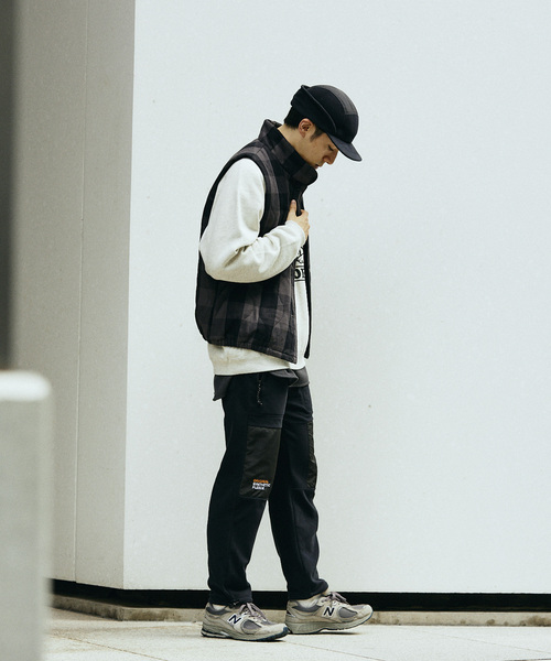 JOURNAL STANDARD relume（ジャーナルスタンダード　レリューム）の「【POLARTEC / ポーラテック】 別注 ダブルニー フリースジョガーパンツ（その他パンツ・メンズ・パープル/ブラック/カーキ/ブルー・MEDIUM/LARGE）」の5枚目の写真