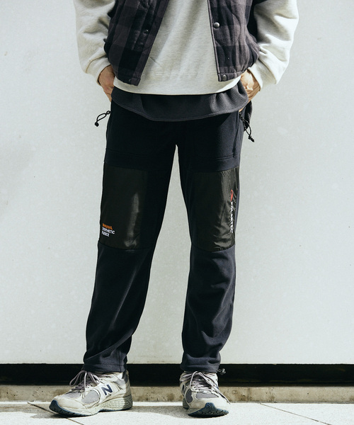 JOURNAL STANDARD relume（ジャーナルスタンダード　レリューム）の「【POLARTEC / ポーラテック】 別注 ダブルニー フリースジョガーパンツ（その他パンツ・メンズ・パープル/ブラック/カーキ/ブルー・MEDIUM/LARGE）」の9枚目の写真