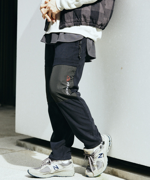 JOURNAL STANDARD relume（ジャーナルスタンダード　レリューム）の「【POLARTEC / ポーラテック】 別注 ダブルニー フリースジョガーパンツ（その他パンツ・メンズ・パープル/ブラック/カーキ/ブルー・MEDIUM/LARGE）」の14枚目の写真