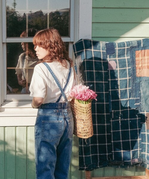 bow.a ボウエー DENIM SALOPETTE デニムサロペット DENIM SALOPETTE | bow.a