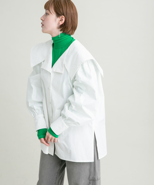 KBF（ケイビーエフ）の「セーラーカラーブラウス（シャツ/ブラウス・レディース・オフホワイト・ONE）」の5枚目の写真