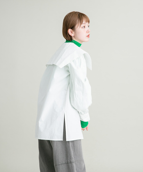 KBF（ケイビーエフ）の「セーラーカラーブラウス（シャツ/ブラウス・レディース・オフホワイト・ONE）」の2枚目の写真