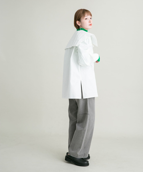 KBF（ケイビーエフ）の「セーラーカラーブラウス（シャツ/ブラウス・レディース・オフホワイト・ONE）」の4枚目の写真