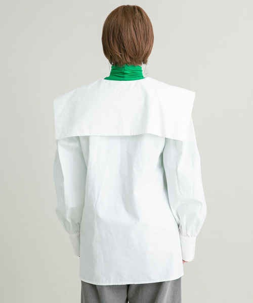 KBF（ケイビーエフ）の「セーラーカラーブラウス（シャツ/ブラウス・レディース・オフホワイト・ONE）」の11枚目の写真